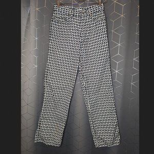 RARE! Moschino Jeans 30"W Chained Peace Sign Print Pants Vintage 90s